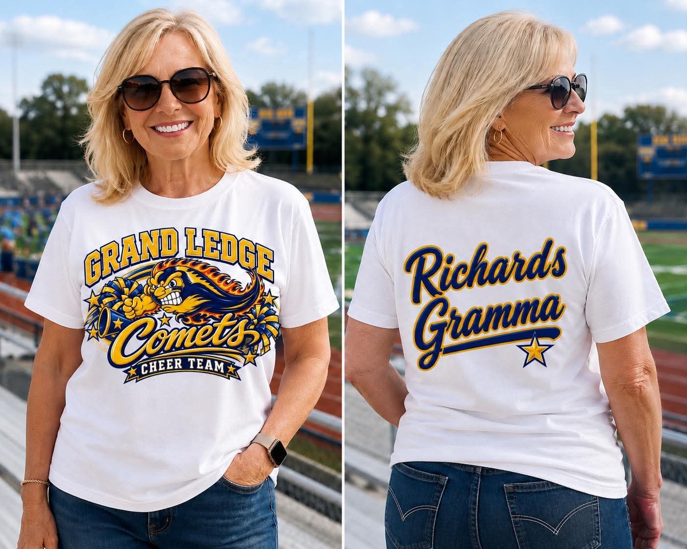 Grand Ledge Comets Cheer Team T-Shirt