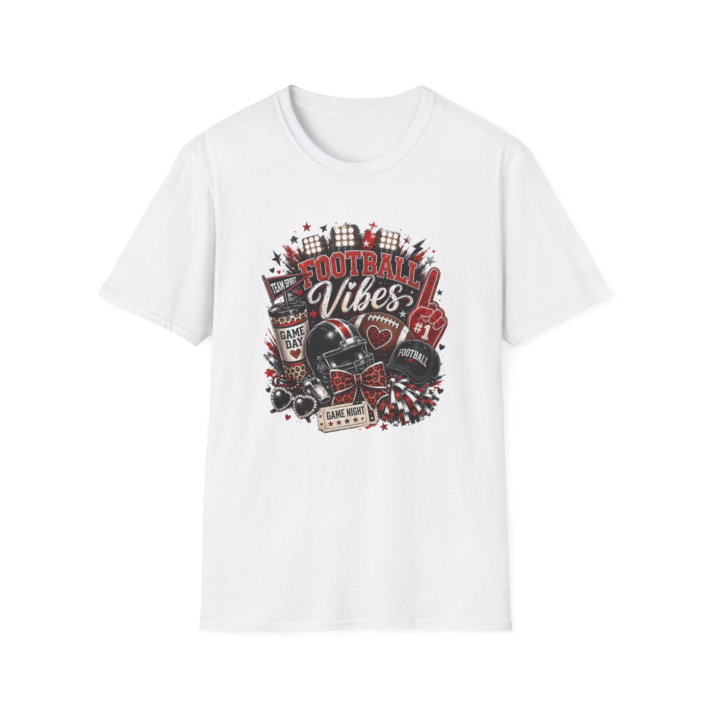 Football Vibes T-Shirt — Game Day Fan Tee