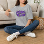 Volleyball Mom T-Shirt — Purple Volleyball Mom Graphic Tee