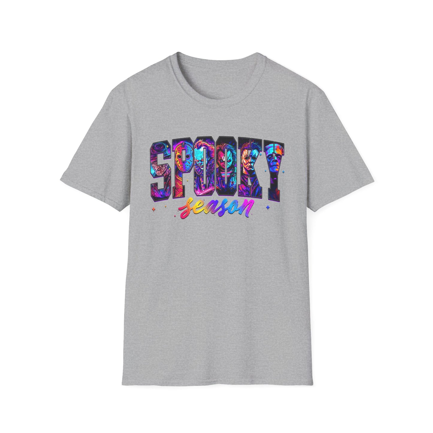 Spooky Season T-Shirt — Colorful Halloween Graphic Tee