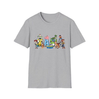 Toy Story 'Family' Graphic T-Shirt — Playful Pixar Character Name Tee
