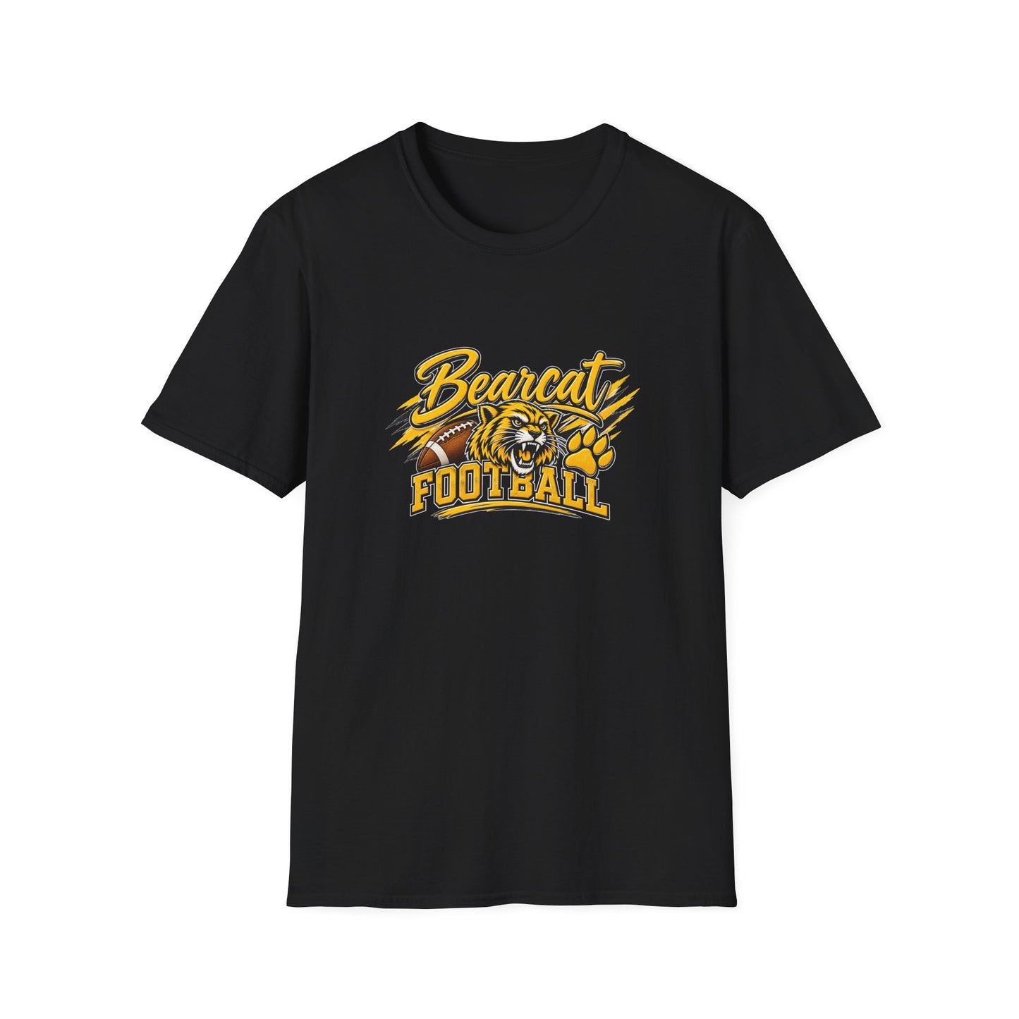 Bearcat Football T-Shirt — Fierce Mascot Game Day Tee