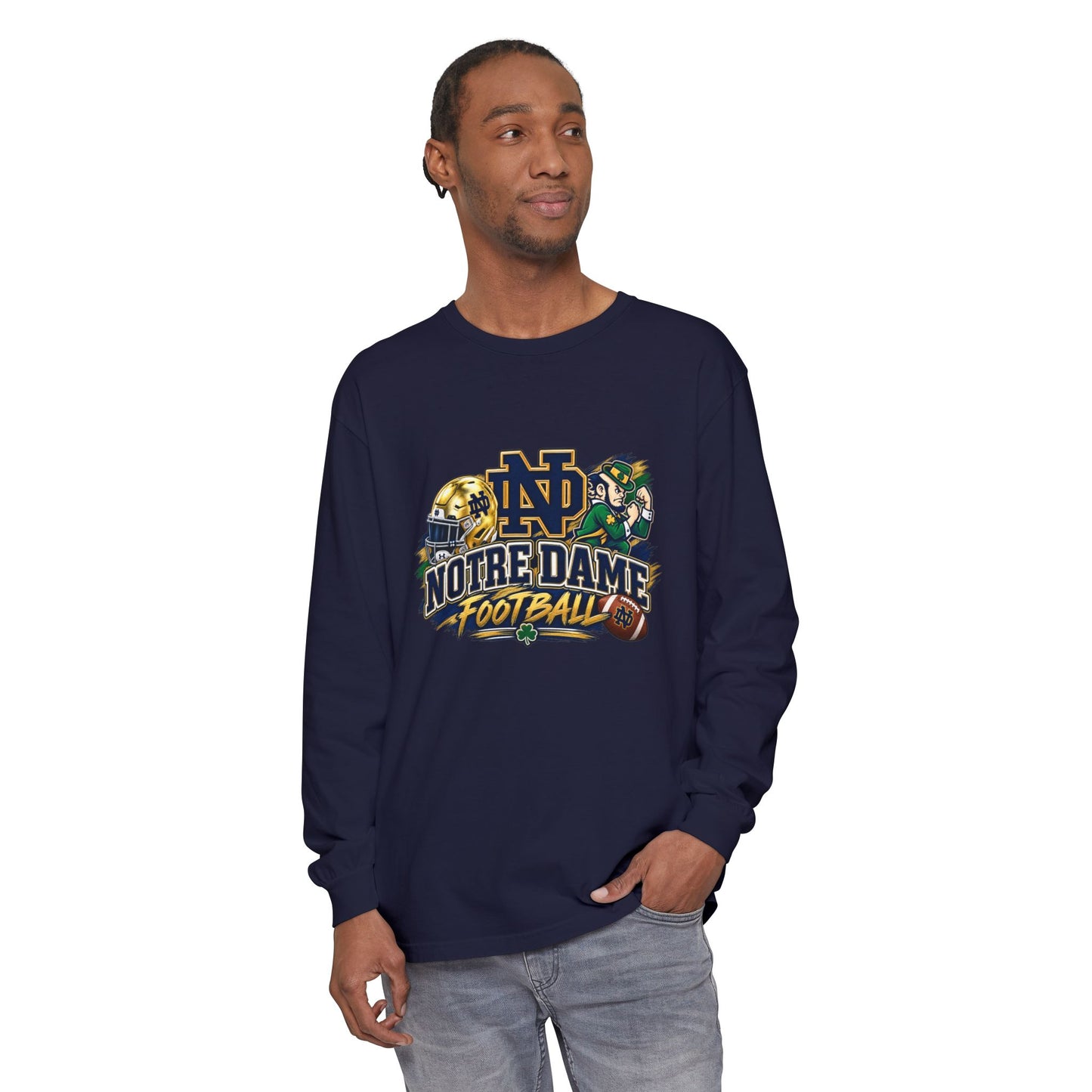 Notre Dame Football Long Sleeve Tee