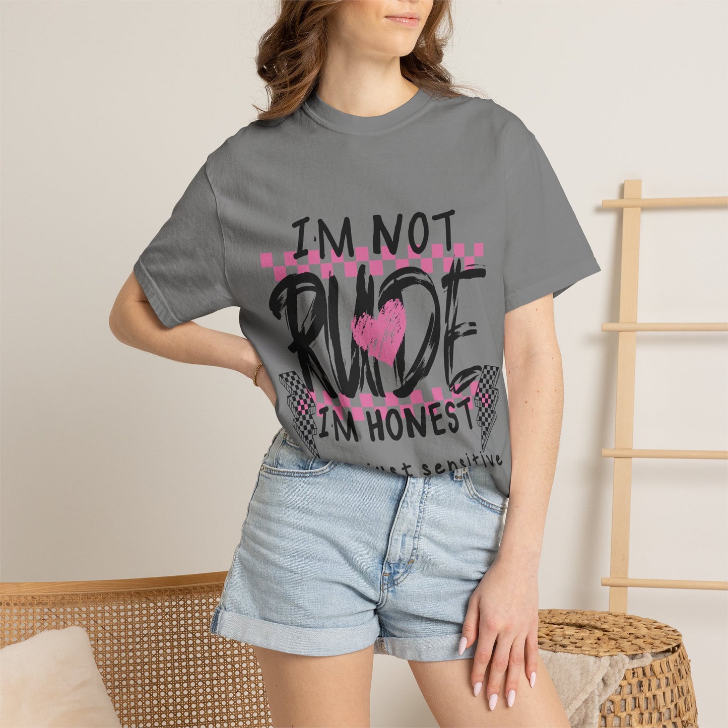 I'm Not Rude I'm Honest Graphic Tee — Funny Sarcastic Women's/Men's Shirt