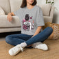 T-Shirt — "F*cking Anxiety" Floral Back Graphic Tee | Mental Health Awareness, Self-Care Gift