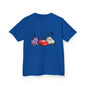 Kids Halloween Monster Cars Tee — Cute Spooky Racing Trucks Design