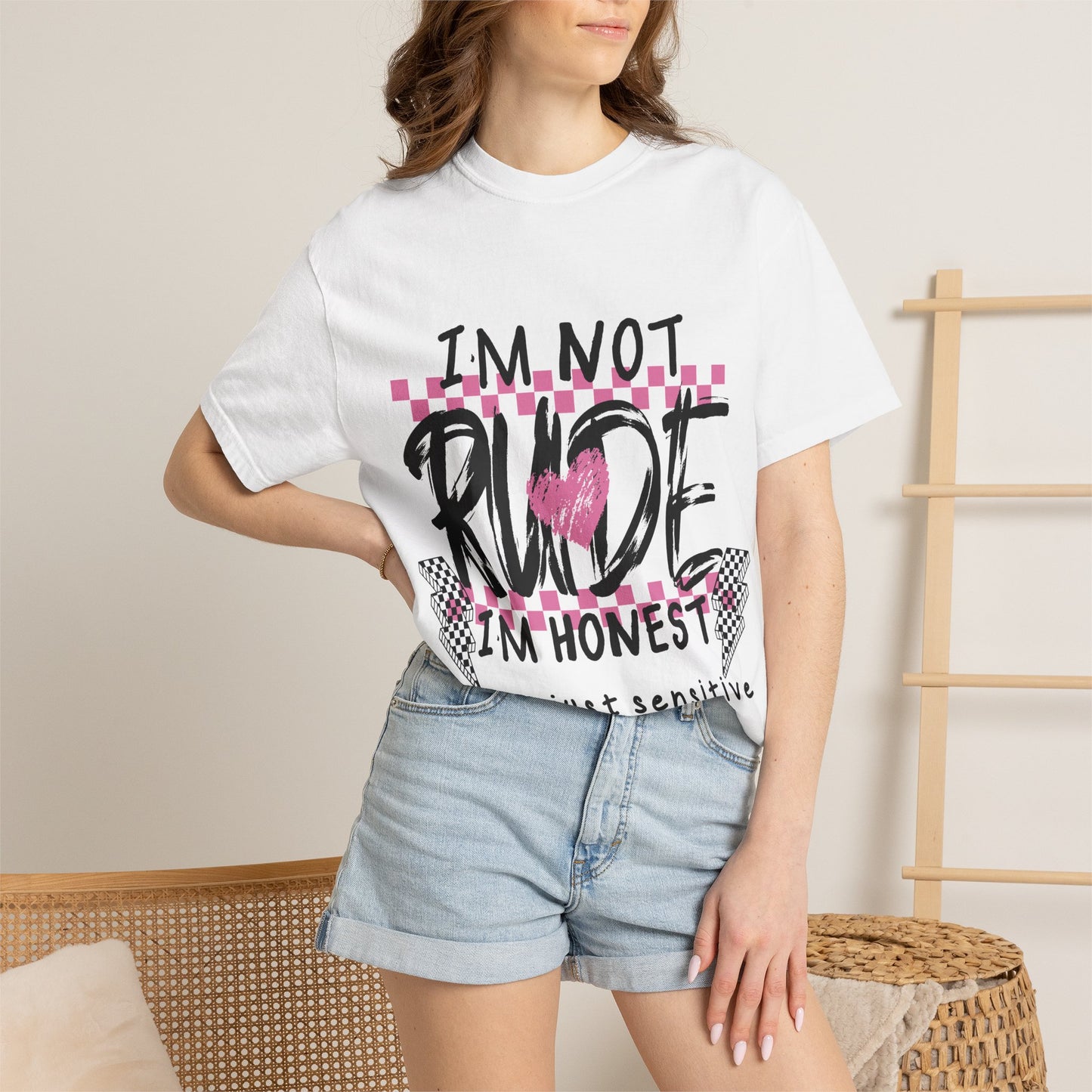 I'm Not Rude I'm Honest Graphic Tee — Funny Sarcastic Women's/Men's Shirt