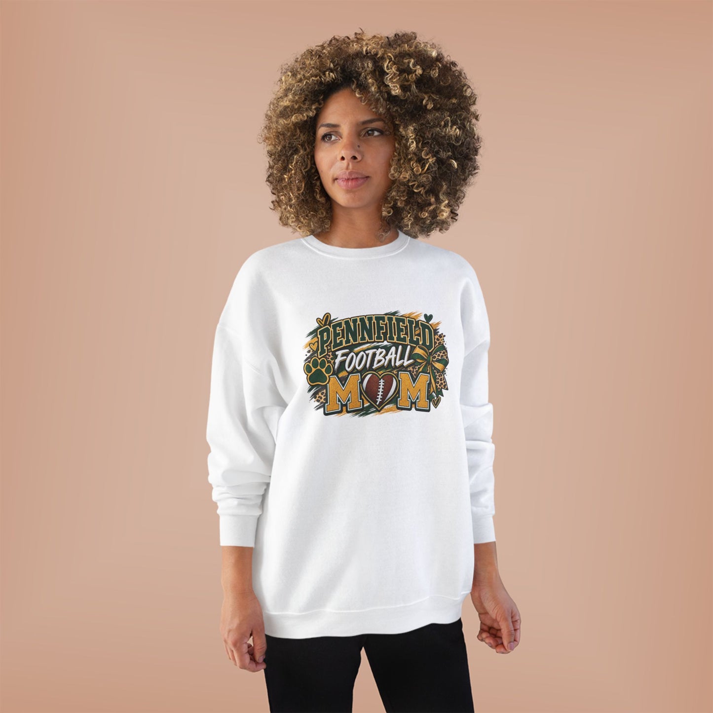 Football Mom Crewneck Sweatshirt — Pennfield Football Mom Pullover