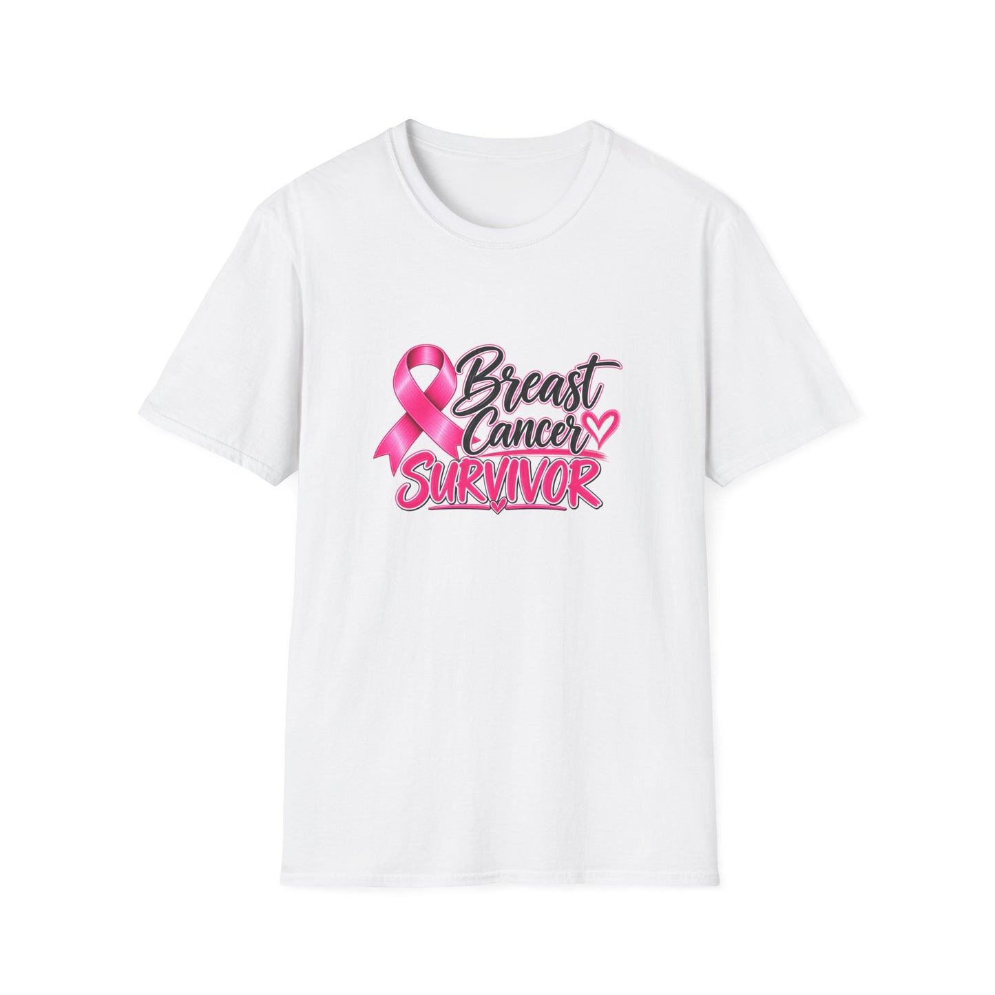 Breast Cancer Survivor T-Shirt — Pink Ribbon Awareness Tee