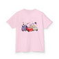 Kids Halloween Monster Cars Tee — Cute Spooky Racing Trucks Design
