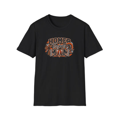 T-Shirt — Homer Trojans Mom Football Team Tee