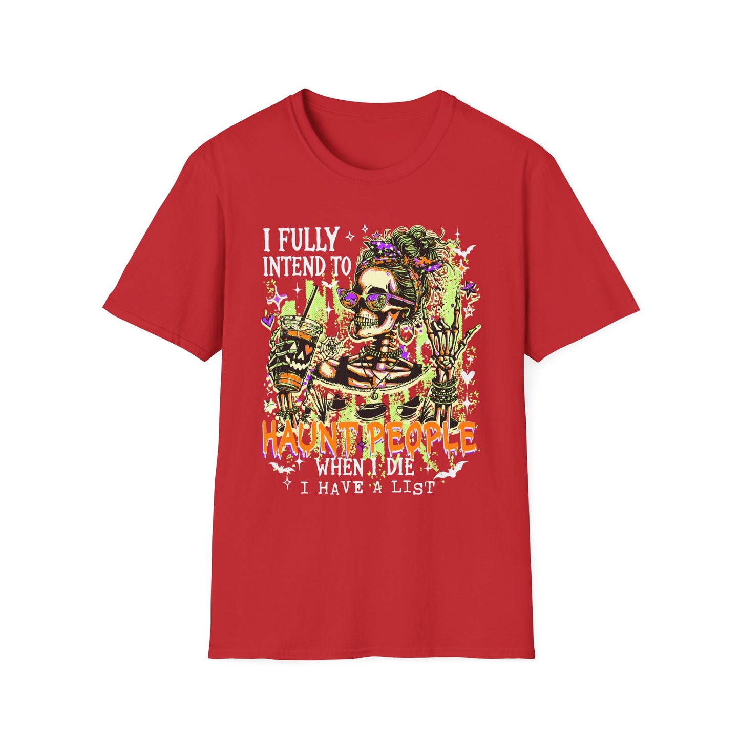 I Fully Intend To Not People When I Die T-Shirt — Funny Skeleton Halloween Tee