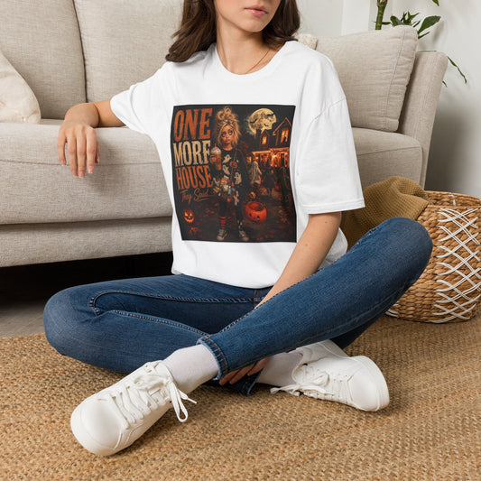 Halloween Tee – "One More House" Spooky Night Graphic T-Shirt