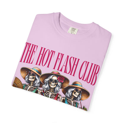The Hot Flash Club T-Shirt — 'Where Them Fans At?' Funny Menopause Graphic Tee