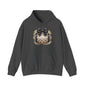 Leopard Print Pumpkin Hoodie with Black Bow — Fall Halloween Sweatshirt