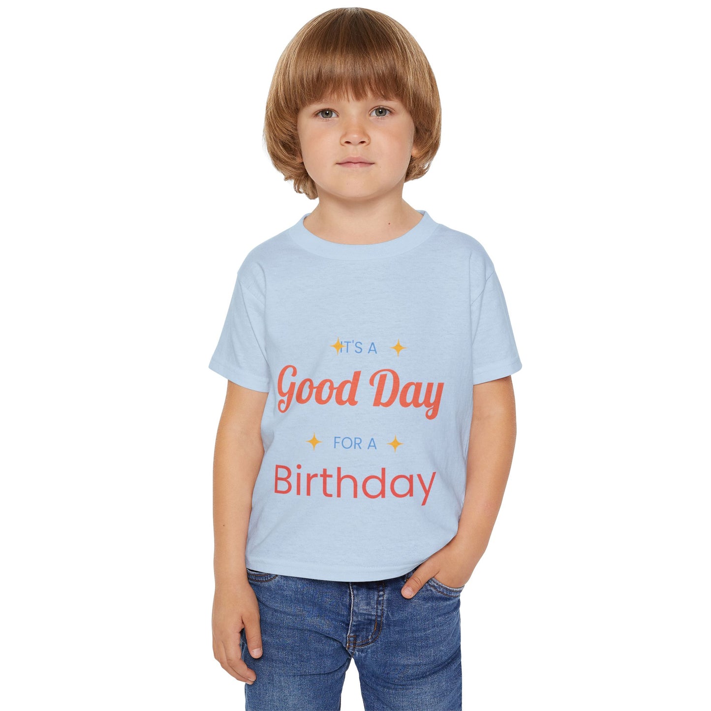 Toddler T-Shirt — “It’s a Good Day for Birthday” Cute Kids’ Birthday Tee
