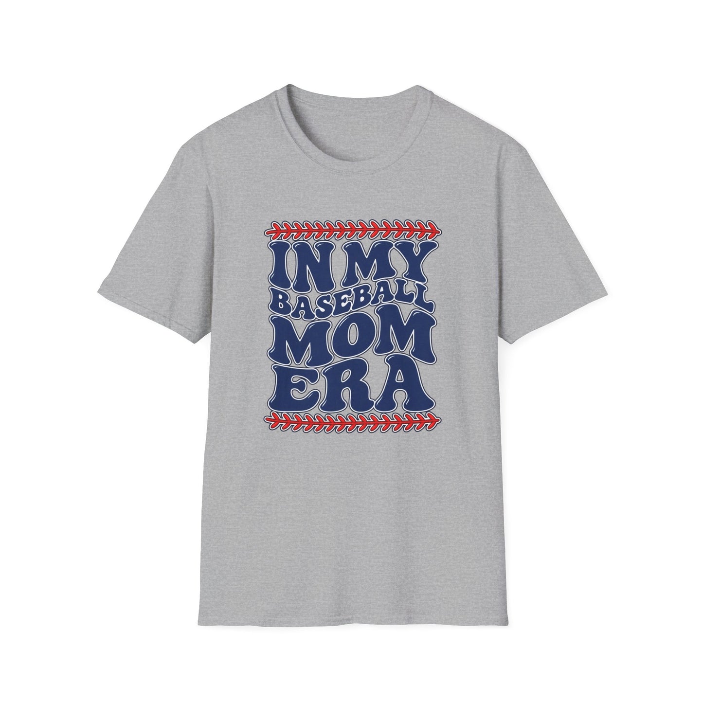 Baseball Mom T‑Shirt — "In My Baseball Mom Era" Retro Tee for Mom Fans & Game Days