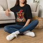 Leopard Glasses Chicken T‑Shirt — Funny Chic Rooster Graphic Tee