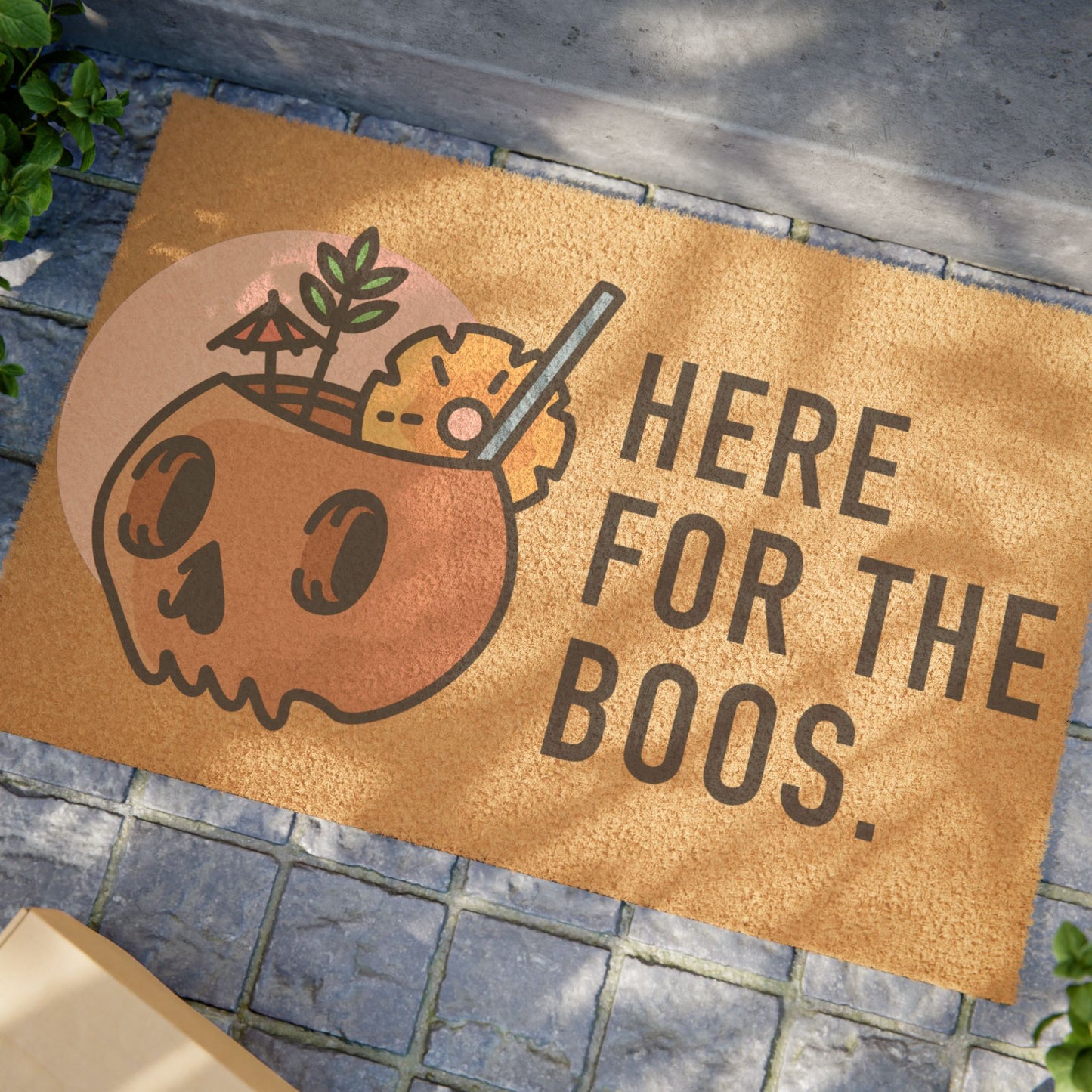 Here for the Boos Halloween Doormat