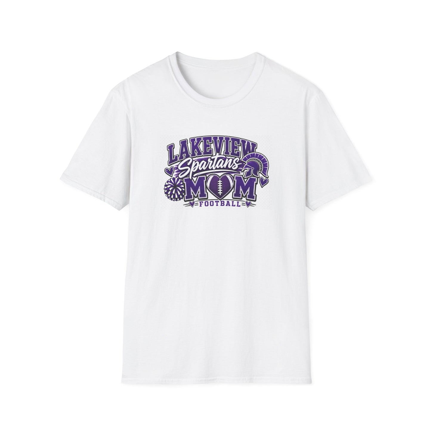 Lakeview Spartans Mom Football T-Shirt