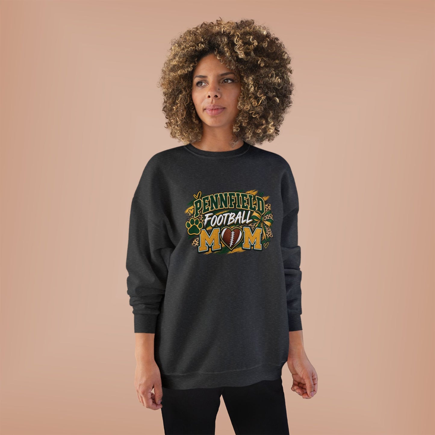 Football Mom Crewneck Sweatshirt — Pennfield Football Mom Pullover