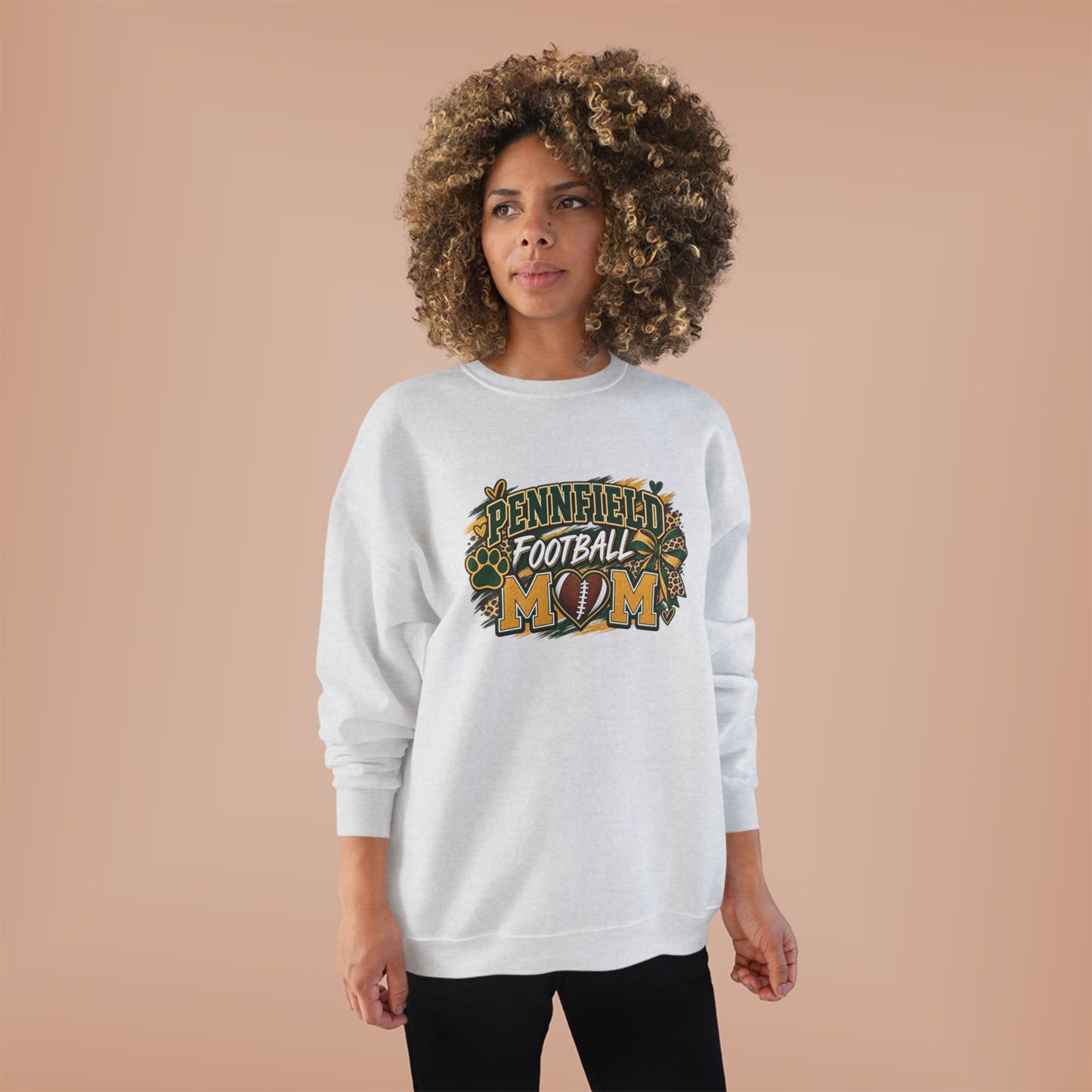 Football Mom Crewneck Sweatshirt — Pennfield Football Mom Pullover