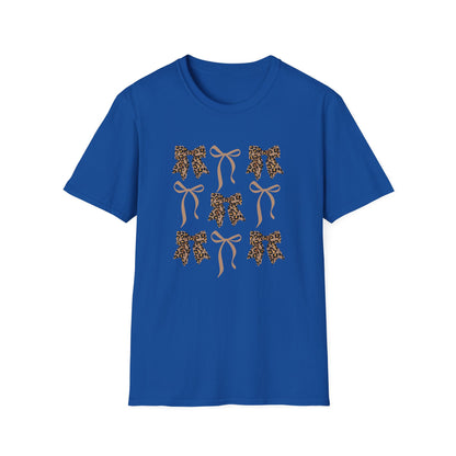 Leopard Bow Graphic T-Shirt