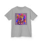 Kids Tee — Colorful Neon Leopard Cub Graphic Shirt