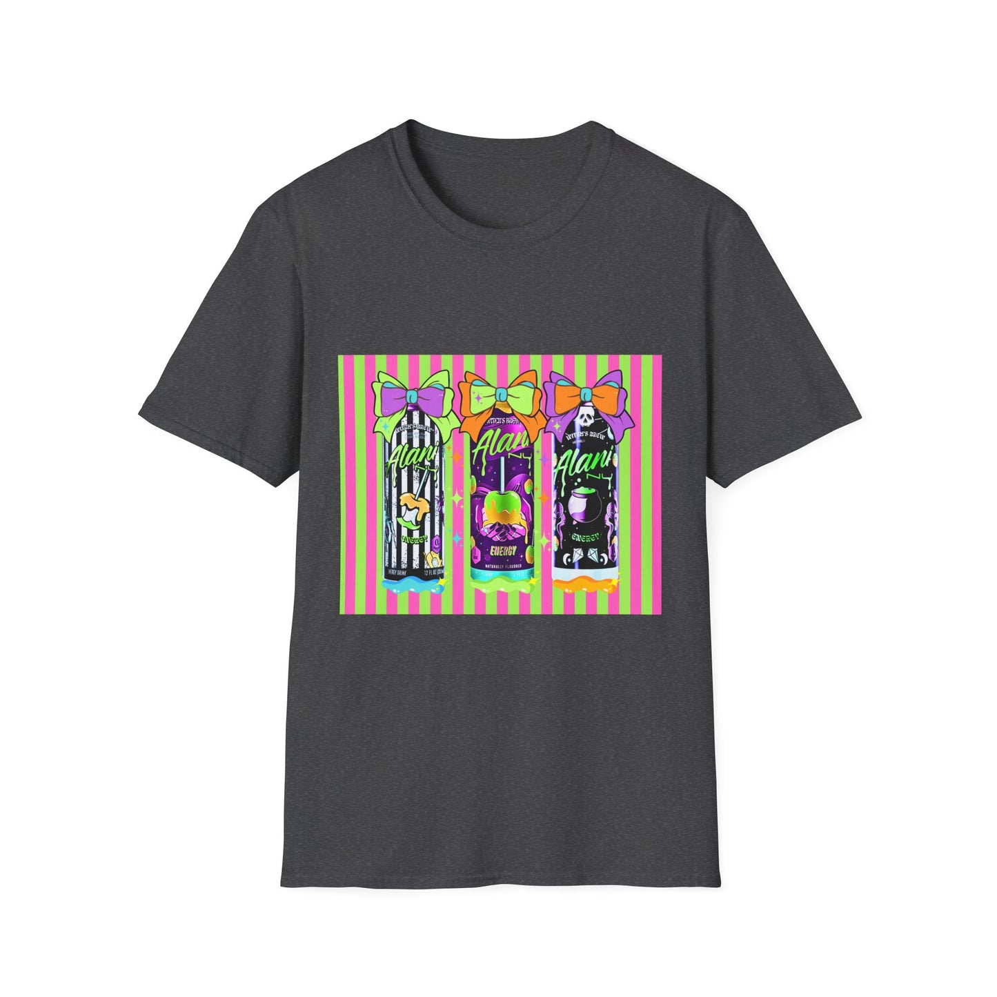 T‑Shirt — Colorful Pop Art Perfume Bottles Design (Alani Text)