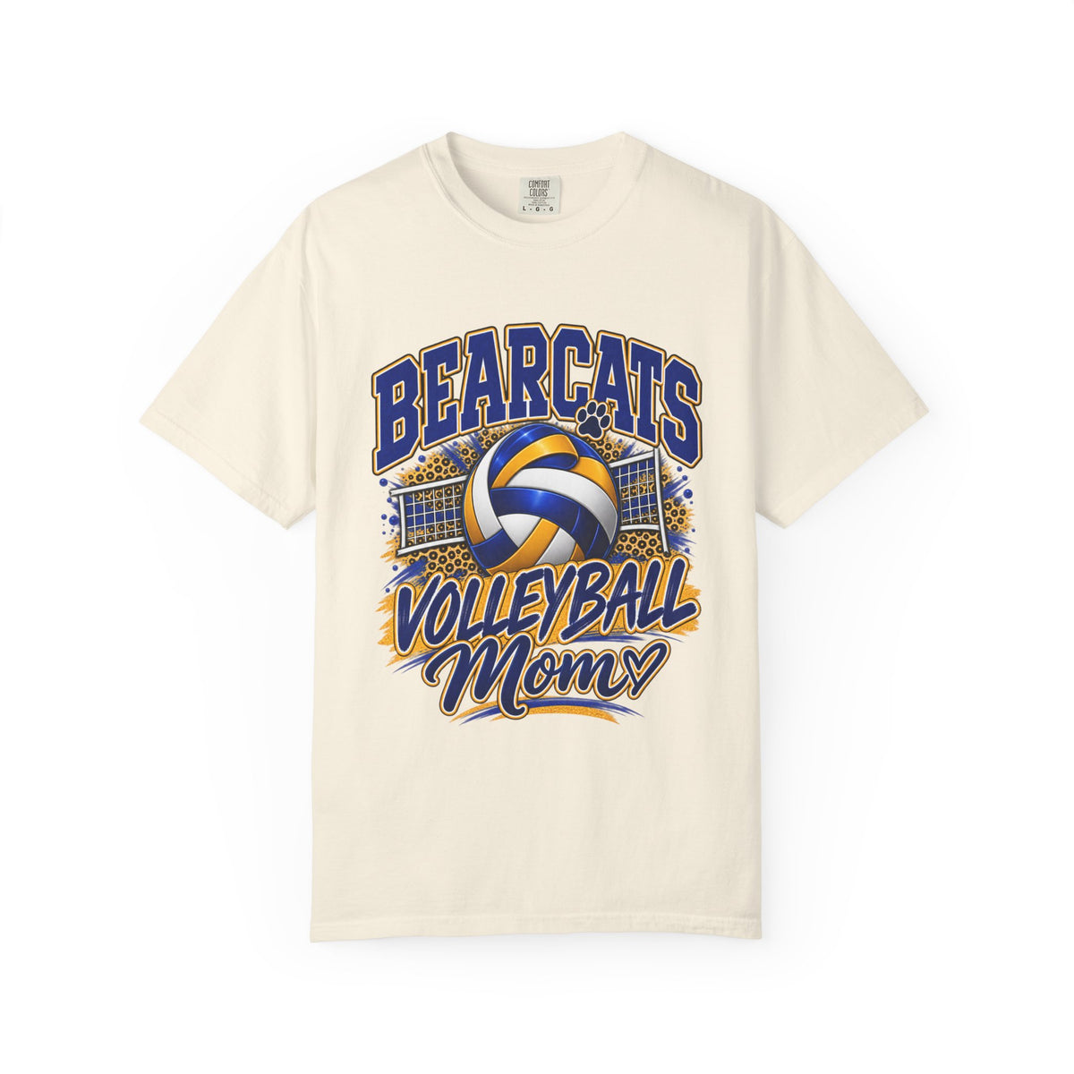 Bearcats Volleyball Mom T‑Shirt — Team Spirit Volleyball Mom Tee