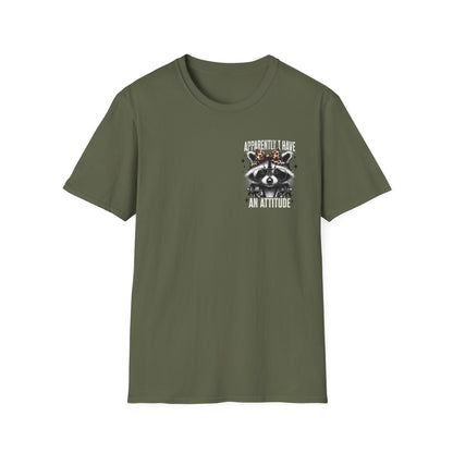 Raccoon 'Apparently I Have An Attitude' T-Shirt