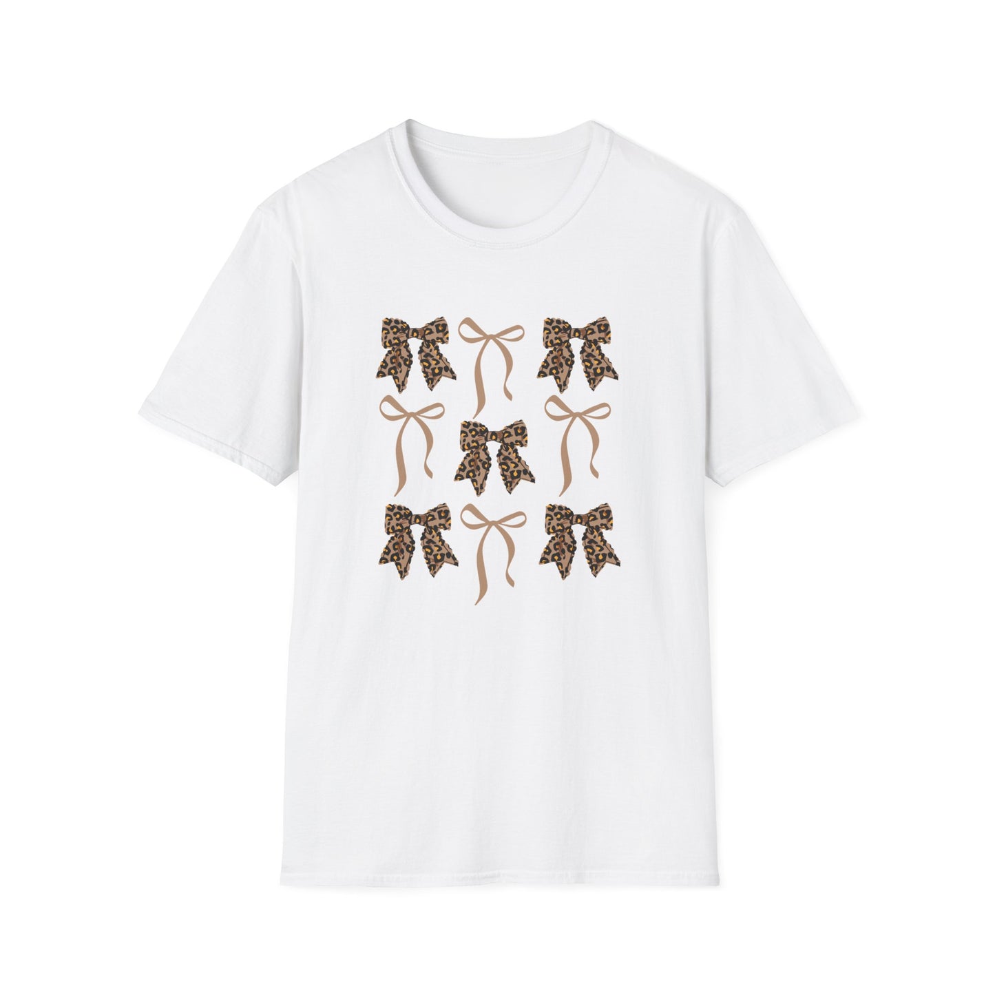 Leopard Bow Graphic T-Shirt