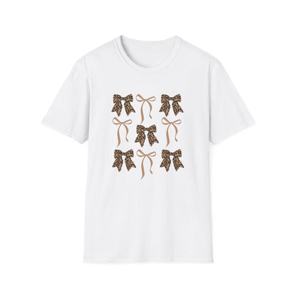 Leopard Bow Graphic T-Shirt