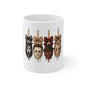 Horror Popsicle Mug — Scream, Halloween, Freddy & Jason Candy Apple Design 11oz