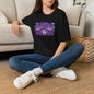 Volleyball Mom T-Shirt — Purple Volleyball Mom Graphic Tee