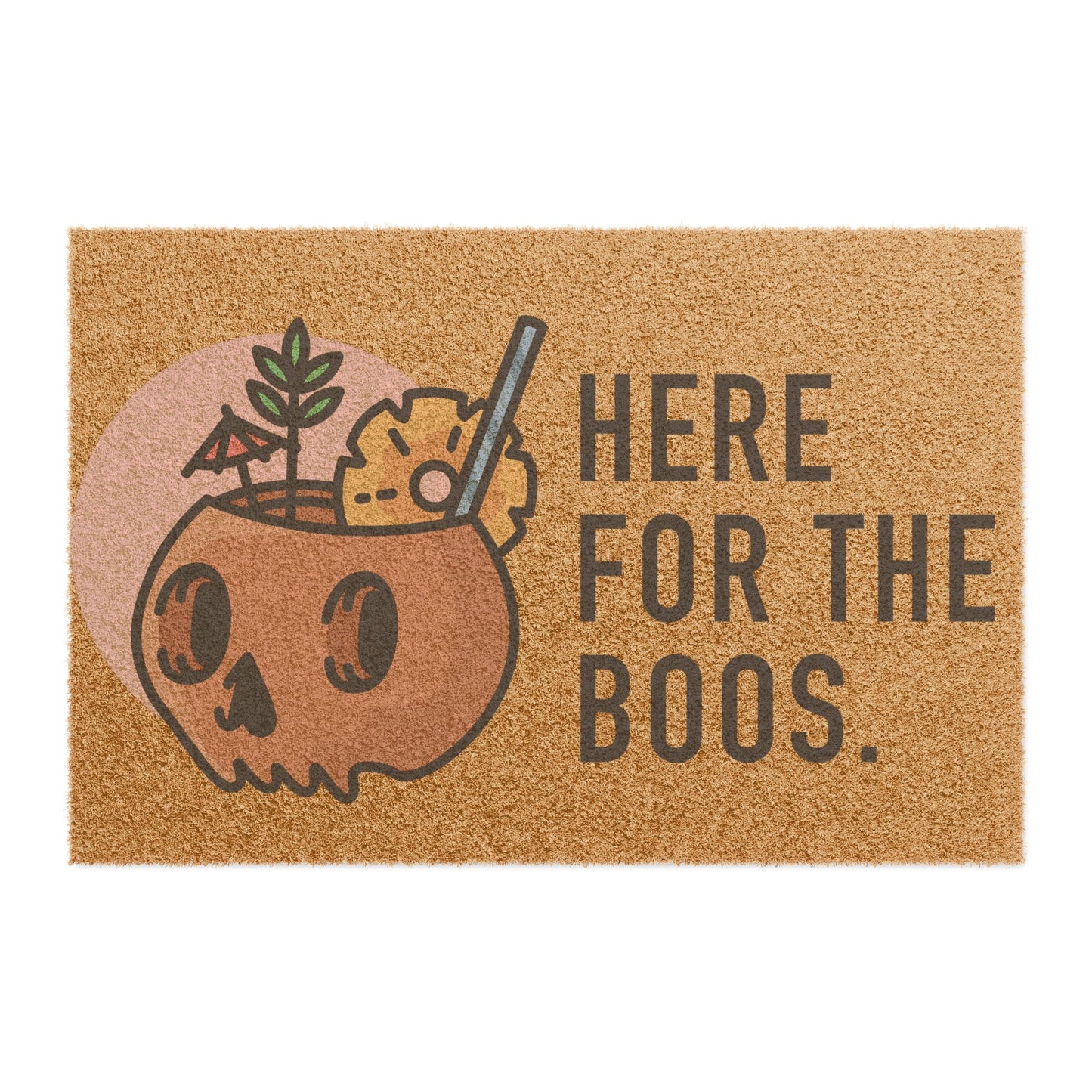 Here for the Boos Halloween Doormat