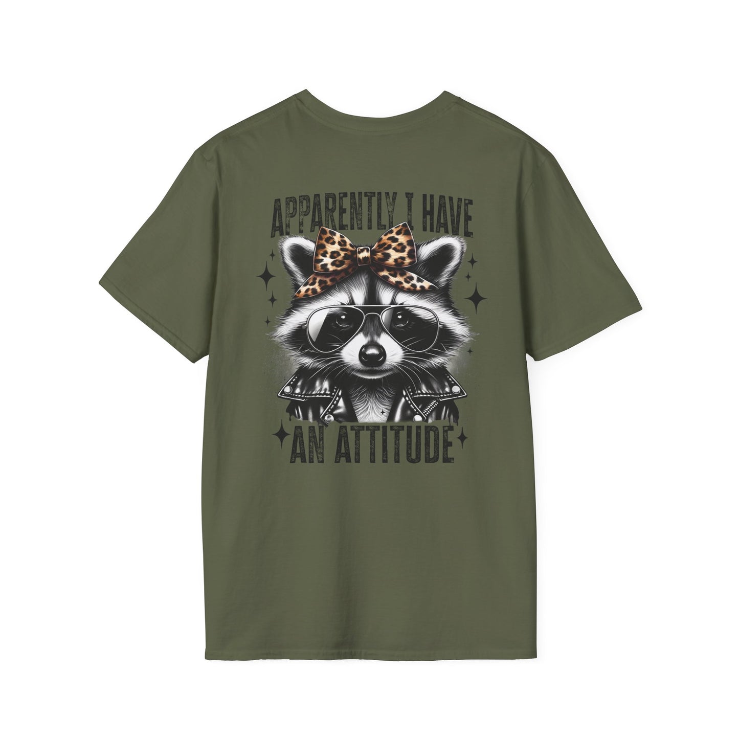 Raccoon 'Apparently I Have An Attitude' T-Shirt