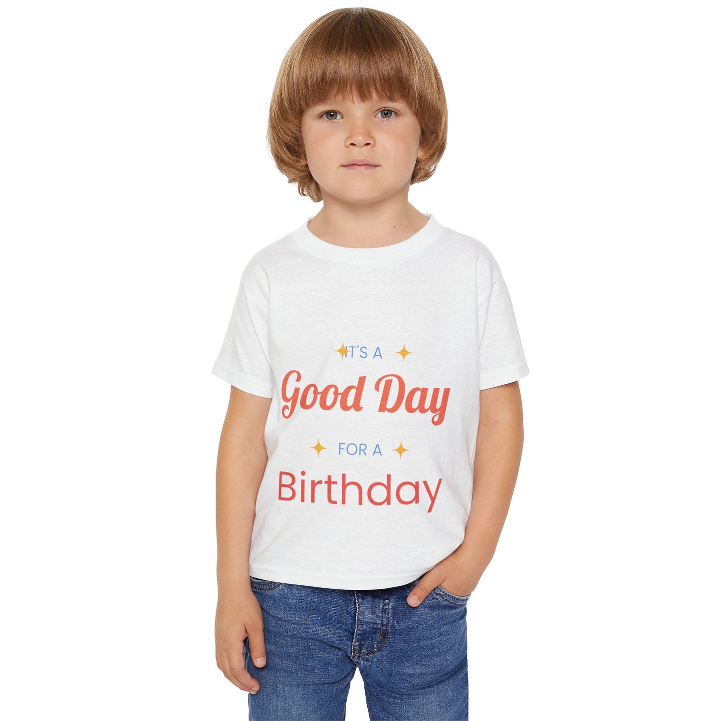 Toddler T-Shirt — “It’s a Good Day for Birthday” Cute Kids’ Birthday Tee