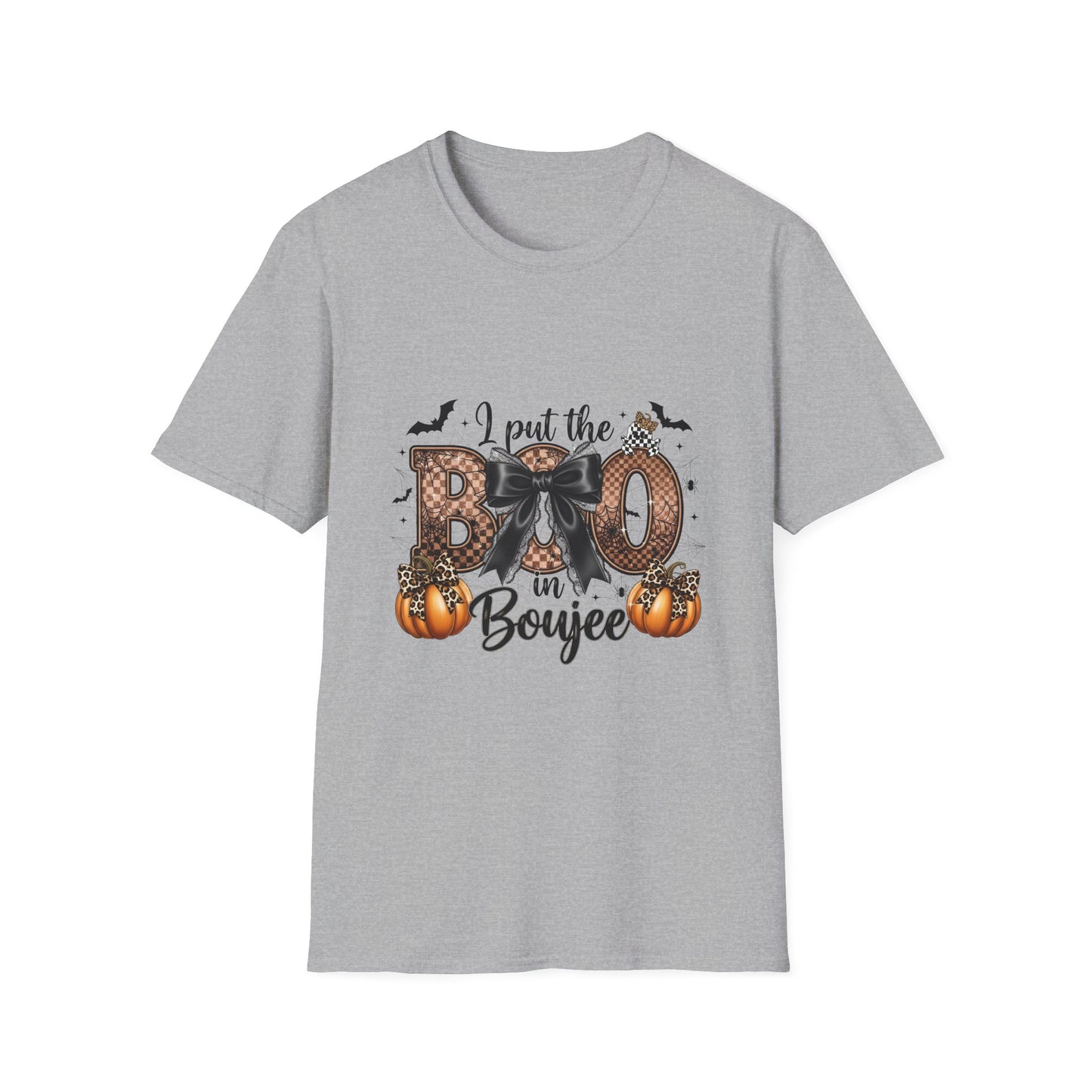 Halloween "I Put the Boo in Boujee" Shirt — Women's Halloween Tee