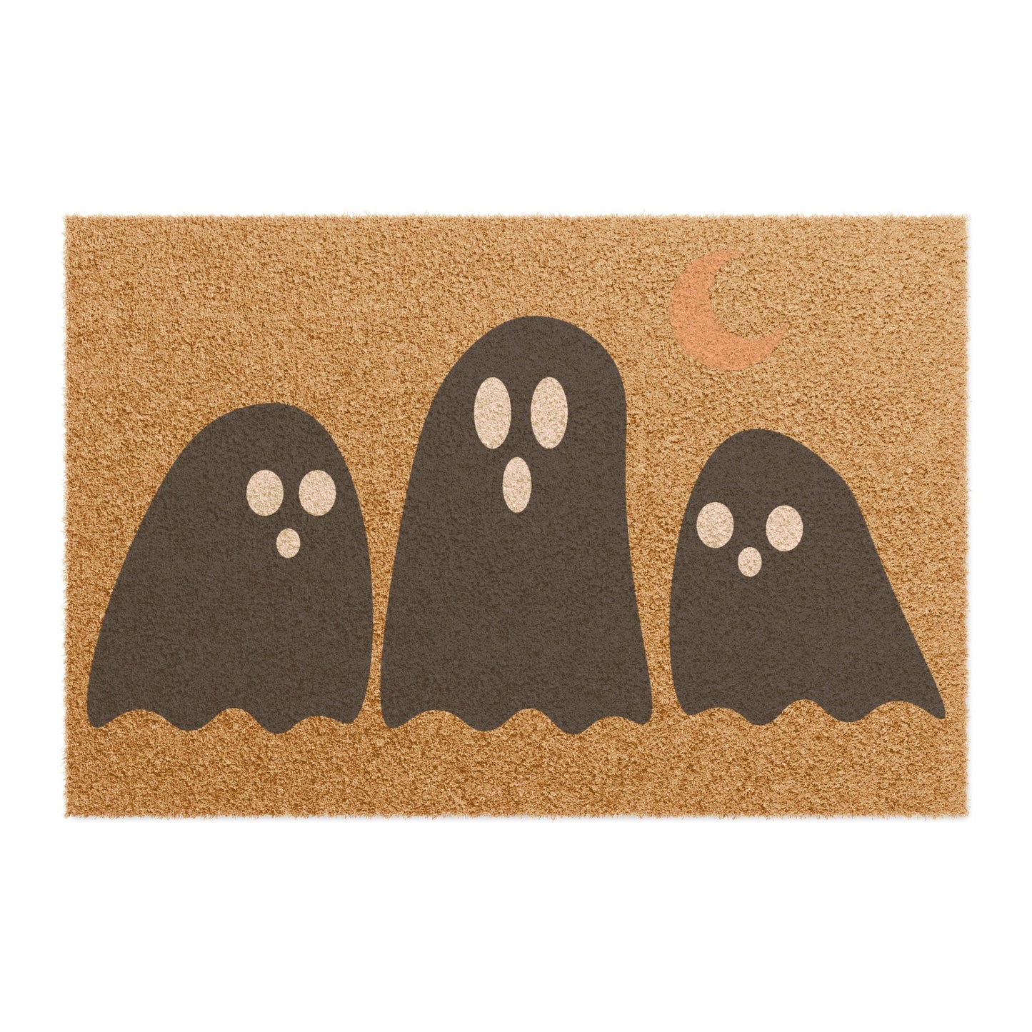 Halloween Ghost Doormat - Cute Trio Welcome Mat for Fall & Spooky Season