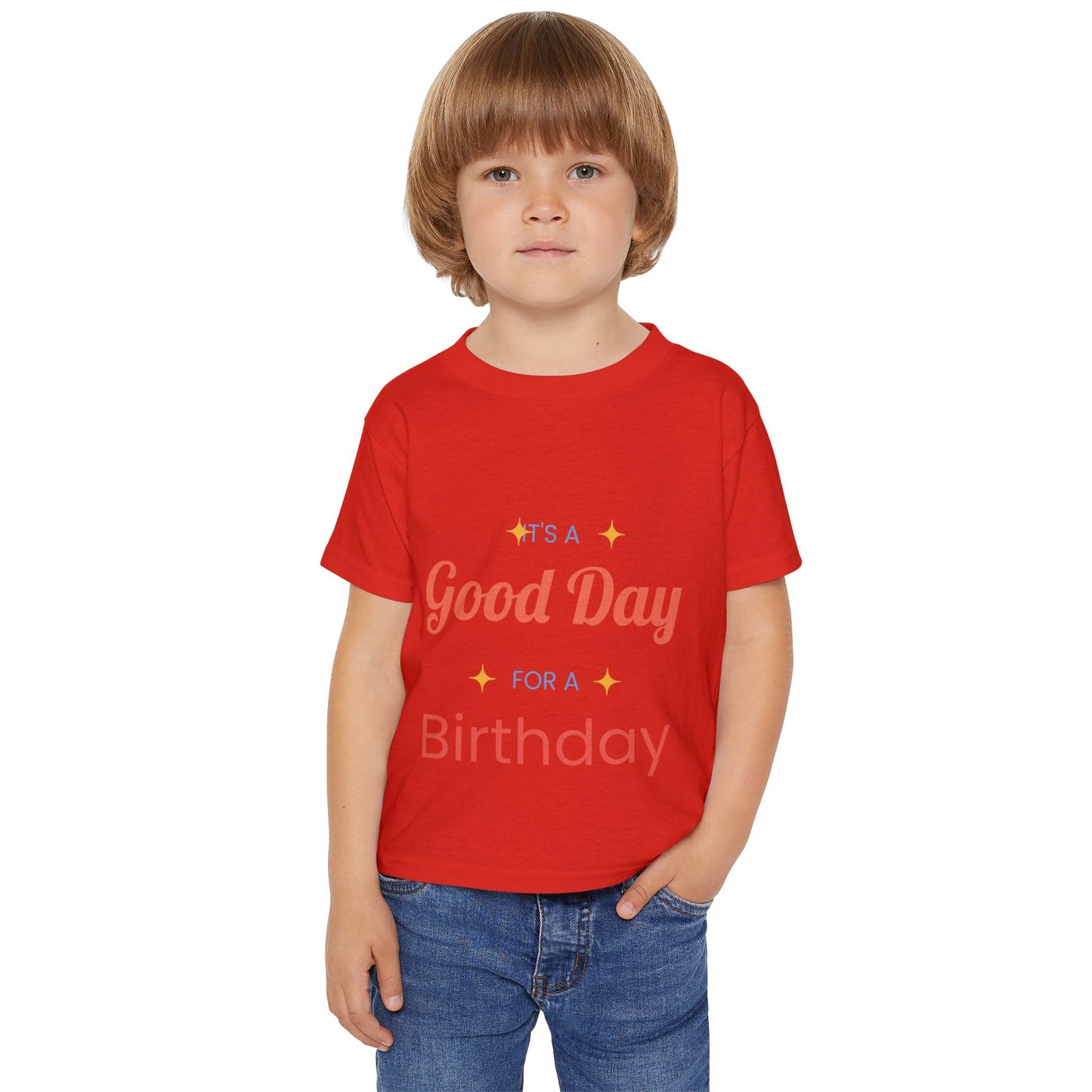 Toddler T-Shirt — “It’s a Good Day for Birthday” Cute Kids’ Birthday Tee