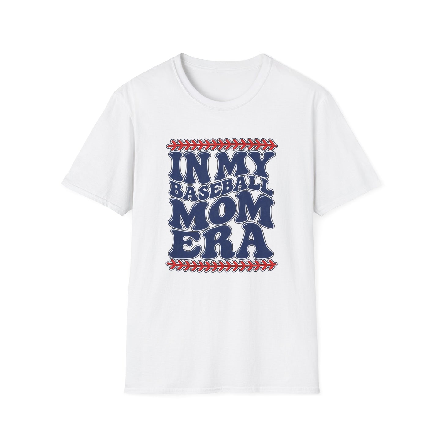 Baseball Mom T‑Shirt — "In My Baseball Mom Era" Retro Tee for Mom Fans & Game Days