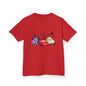 Kids Halloween Monster Cars Tee — Cute Spooky Racing Trucks Design