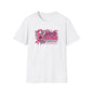 Breast Cancer Awareness T-Shirt — Pink Ribbon, 'Fight Hope Believe'