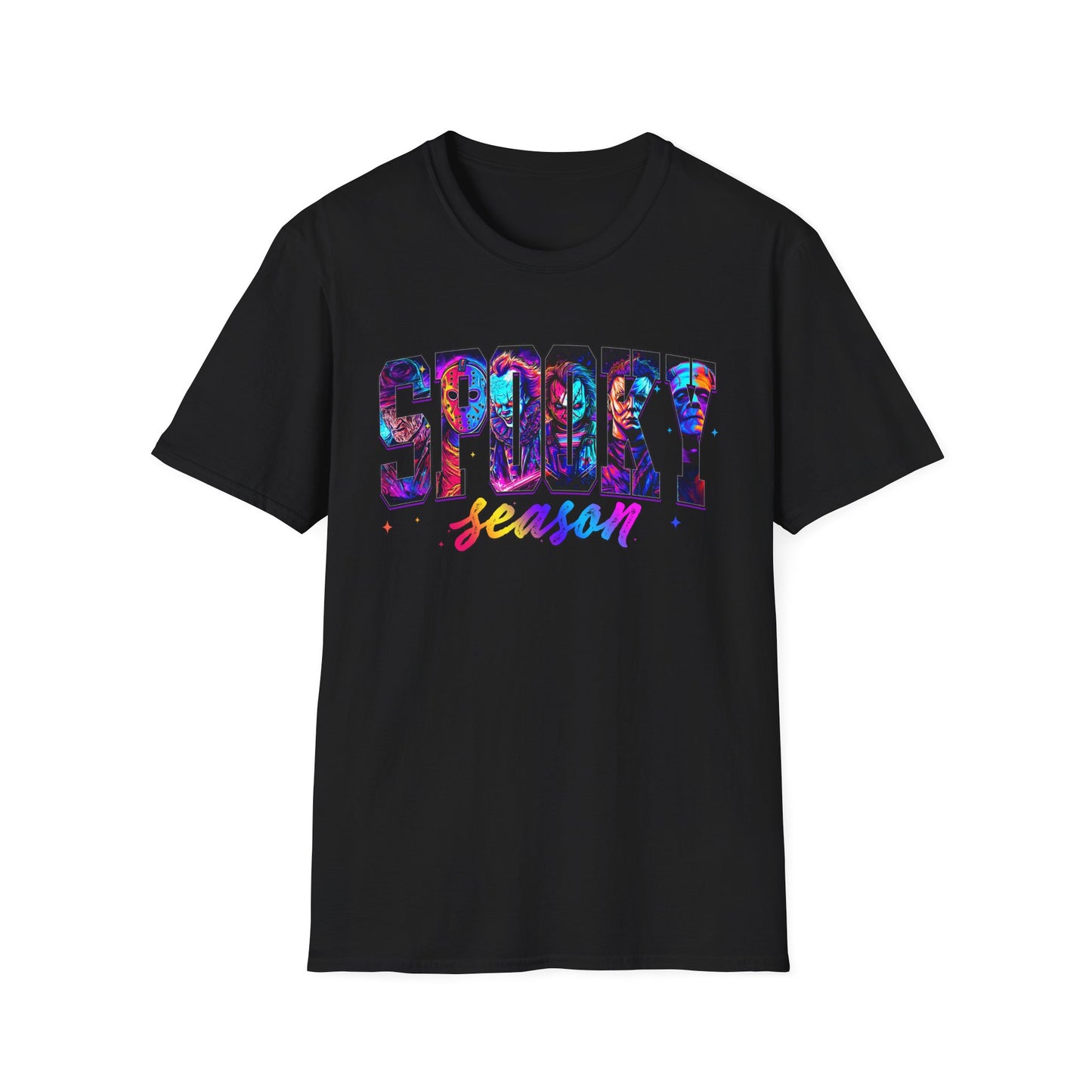 Spooky Season T-Shirt — Colorful Halloween Graphic Tee
