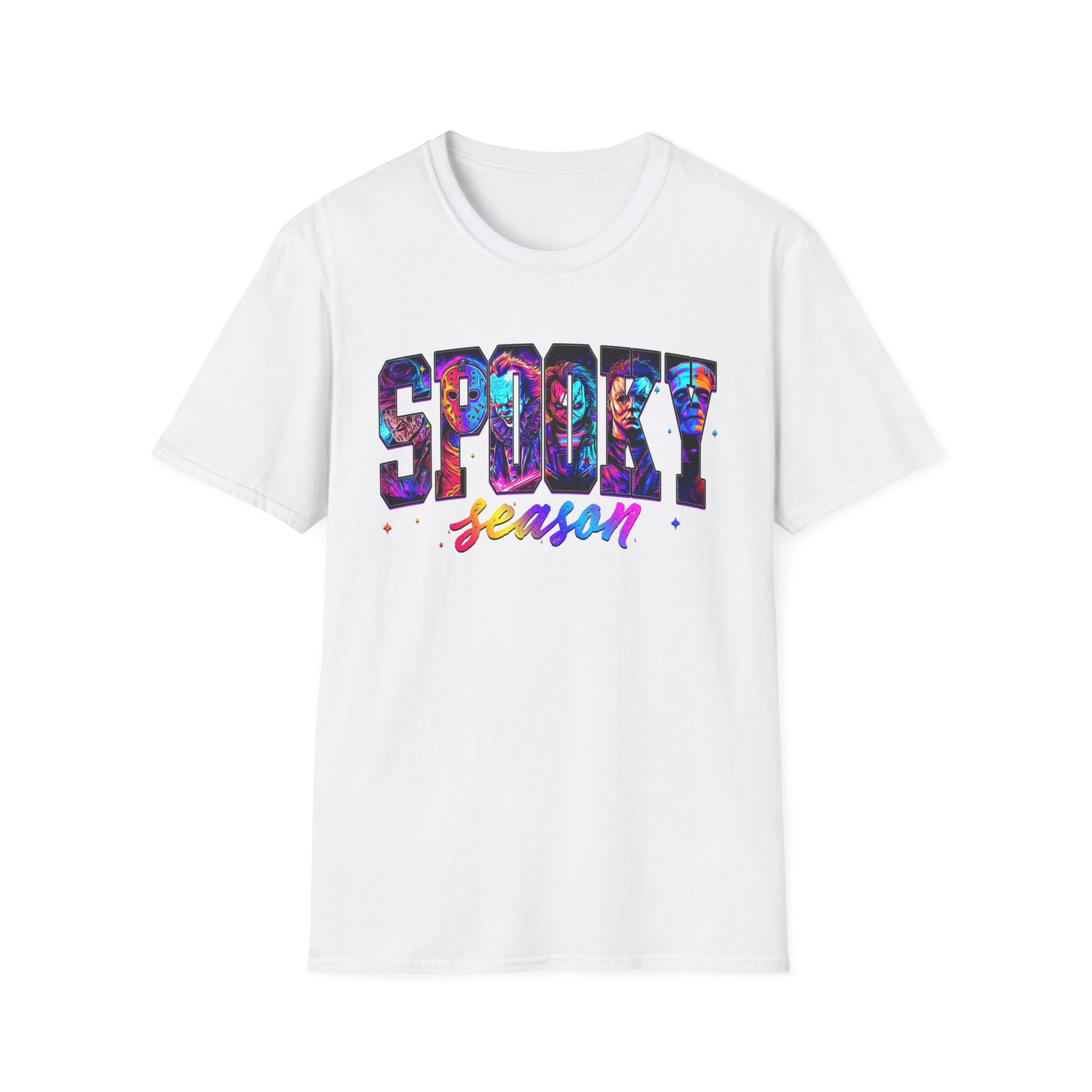 Spooky Season T-Shirt — Colorful Halloween Graphic Tee