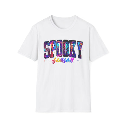 Spooky Season T-Shirt — Colorful Halloween Graphic Tee