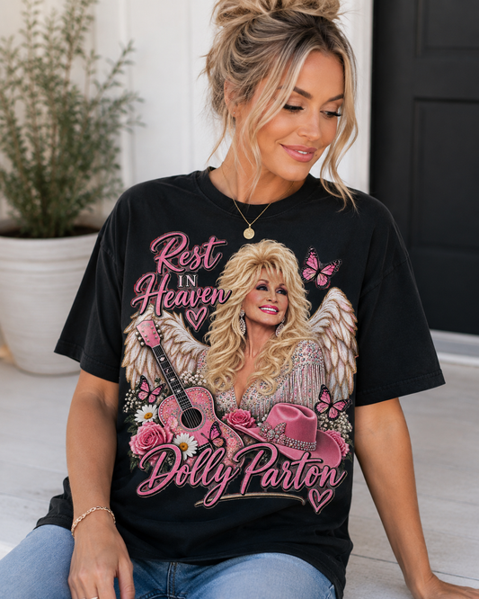 Dolly Parton 'Rest in Heaven' Memorial T-Shirt