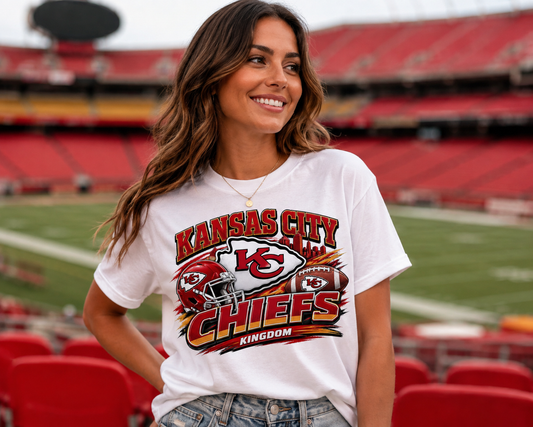 Kansas City Chiefs Football T‑Shirt — Team Logo Graphic Tee
