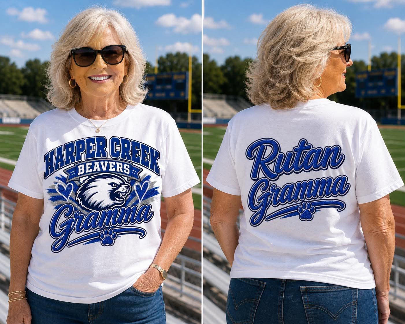 Harper Creek Beavers Granmama T-Shirt